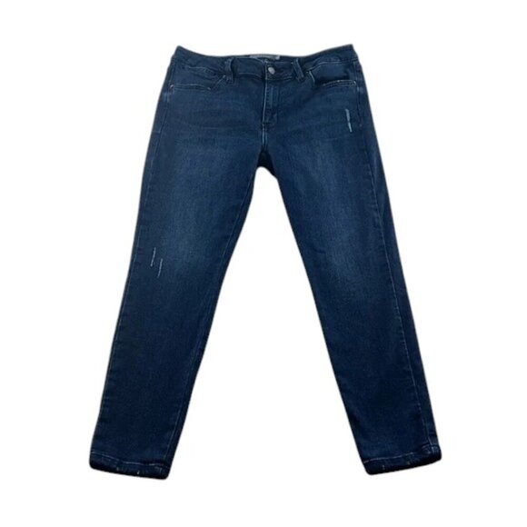 Just USA Jeans Mid-Rise Skinny Distressed Women's Size 31 - Picture 1 of 11